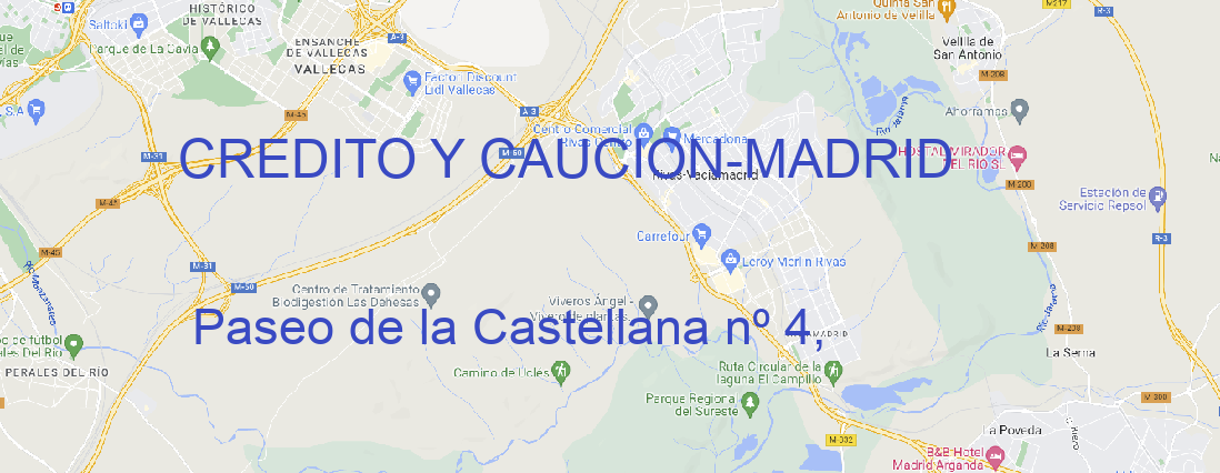 Oficina CREDITO Y CAUCION MADRID