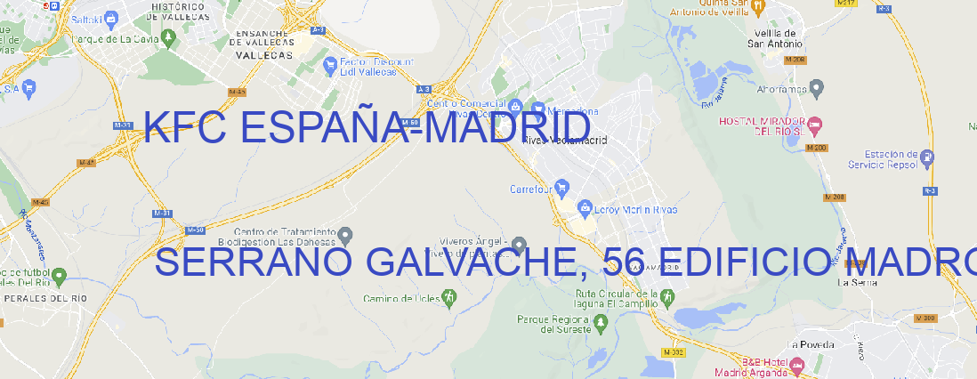 Oficina KFC ESPAÑA MADRID