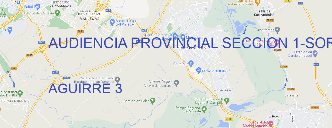 Oficina AUDIENCIA PROVINCIAL SECCION 1 SORIA