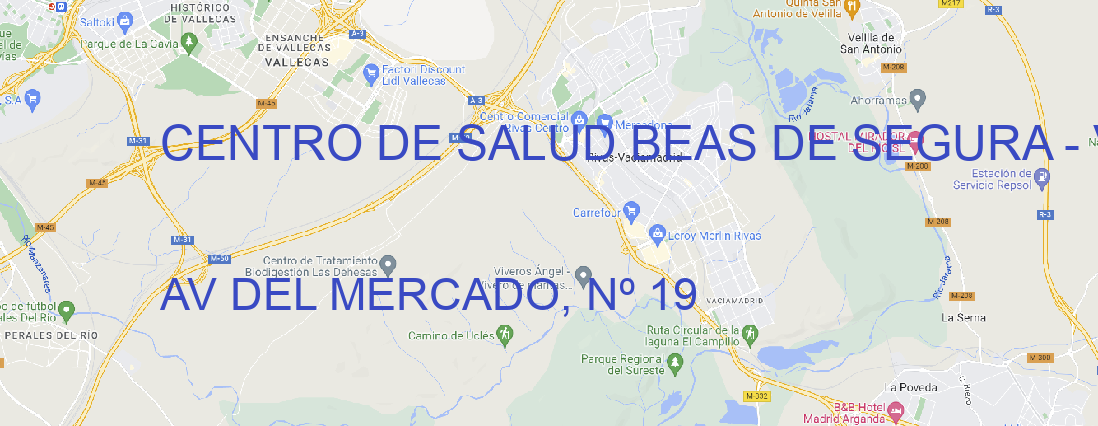 Oficina CENTRO DE SALUD BEAS DE SEGURA - VIRGEN DE LA PAZ Beas de Segura