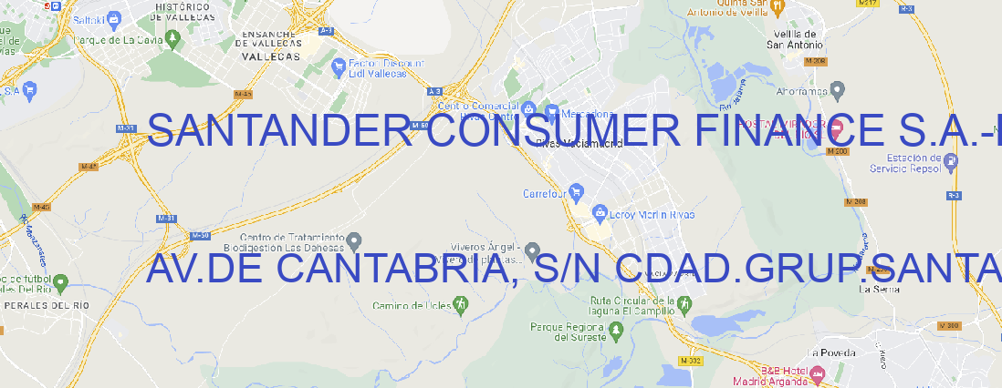 Oficina SANTANDER CONSUMER FINANCE S.A. BOADILLA DEL MONTE