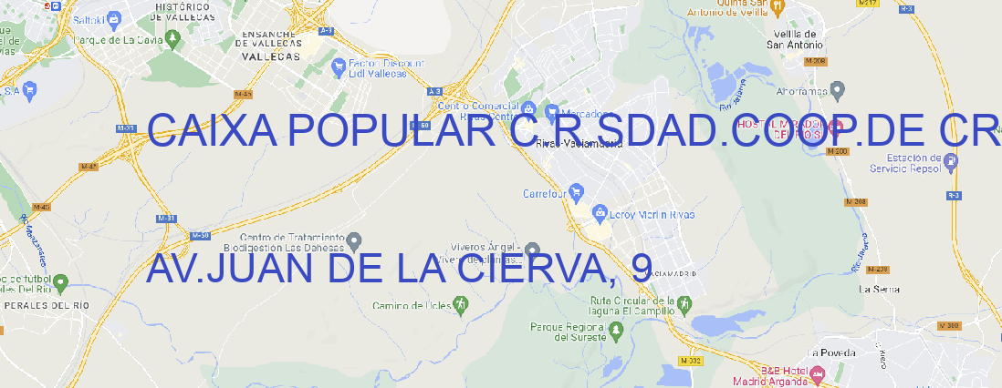 Oficina CAIXA POPULAR C.R.SDAD.COOP.DE CRED.V. PATERNA (VALENCIA)