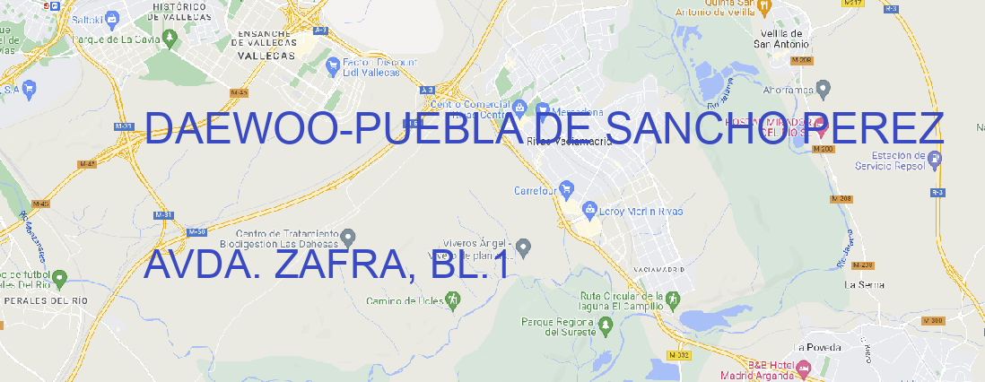 Oficina DAEWOO PUEBLA DE SANCHO PEREZ