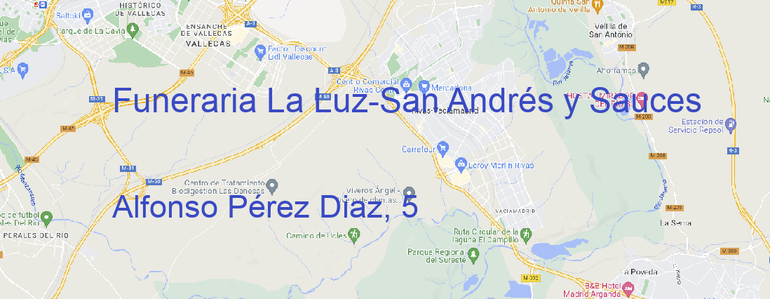 Tienda Funeraria La Luz San Andrés y Sauces
