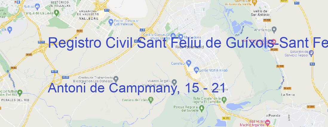 Oficina Registro Civil Sant Feliu de Guíxols Sant Feliu de Guíxols