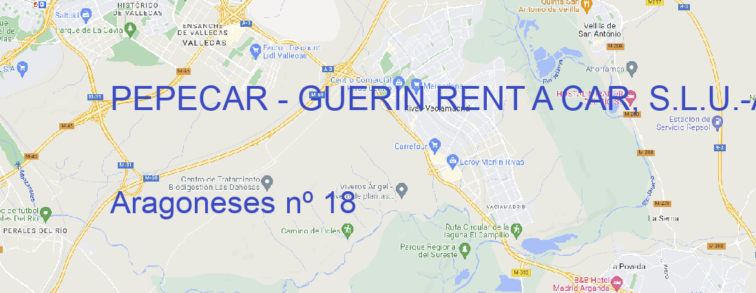 Oficina PEPECAR - GUERIN RENT A CAR, S.L.U. ALCOBENDAS