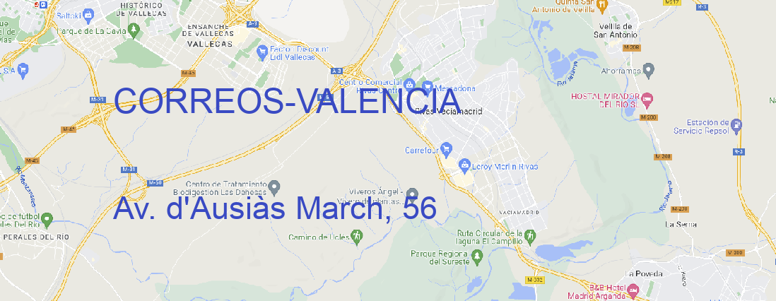 Oficina CORREOS VALENCIA
