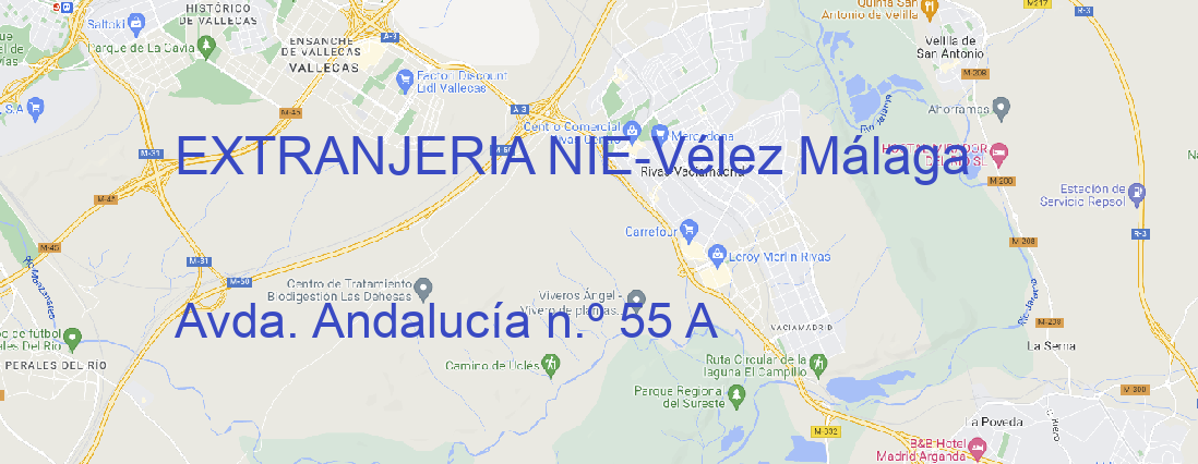 Oficina EXTRANJERIA NIE Vélez Málaga