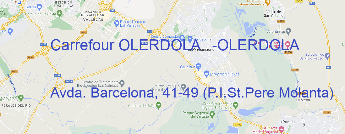 Tienda Carrefour OLERDOLA    OLERDOLA