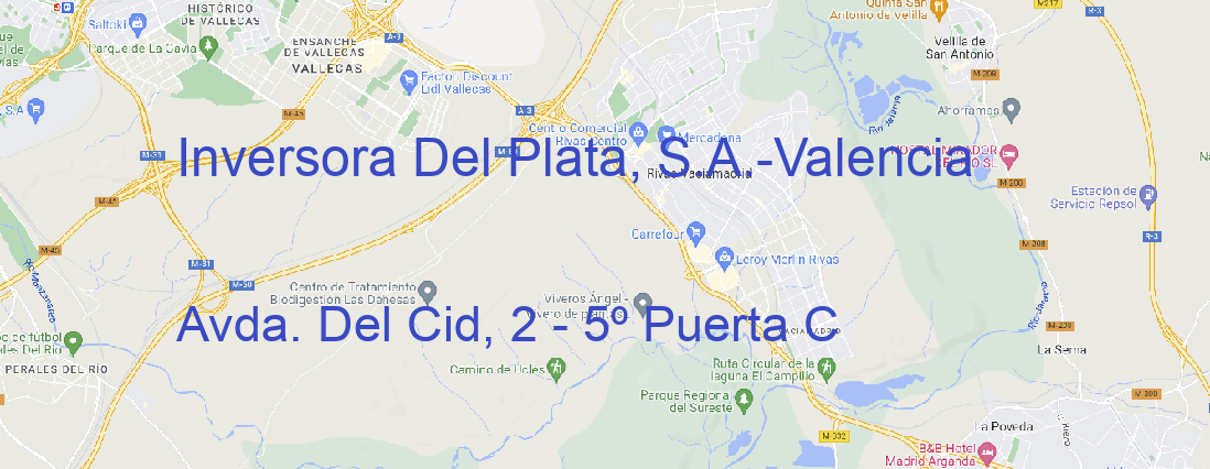 Tienda Inversora Del Plata, S.A. Valencia