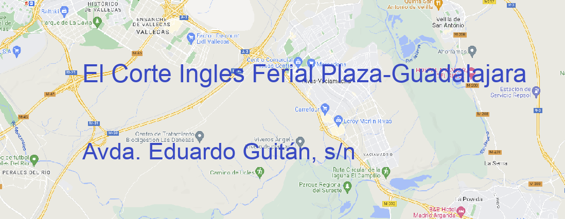 Tienda El Corte Ingles Ferial Plaza Guadalajara
