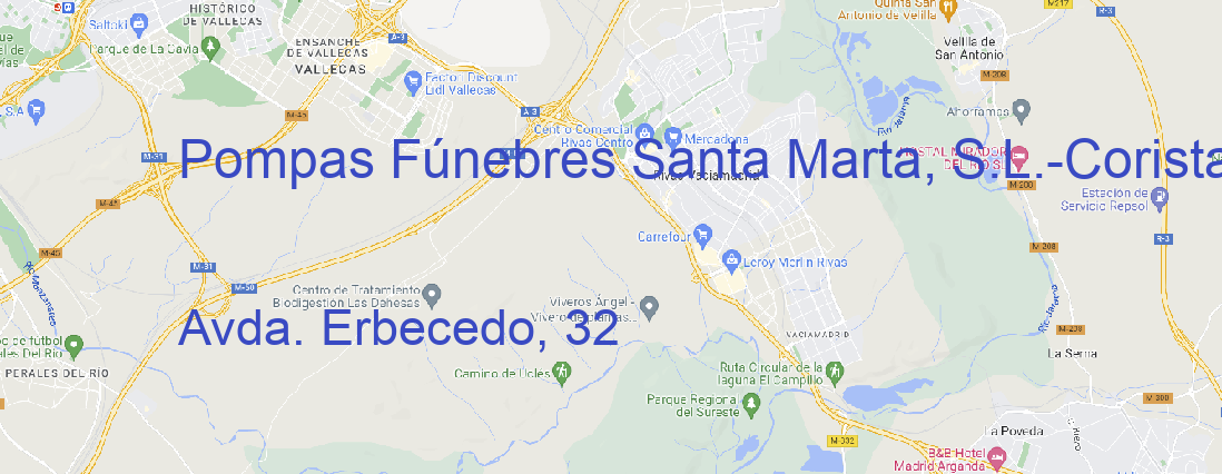 Tienda Pompas Fúnebres Santa Marta, S.L. Coristanco