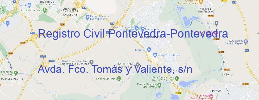 Oficina Registro Civil Pontevedra Pontevedra