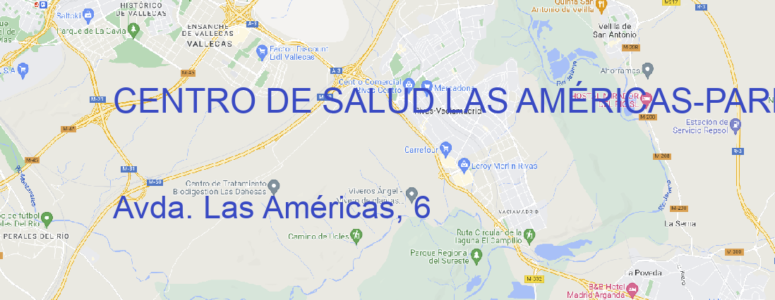 Oficina CENTRO DE SALUD LAS AMÉRICAS PARLA