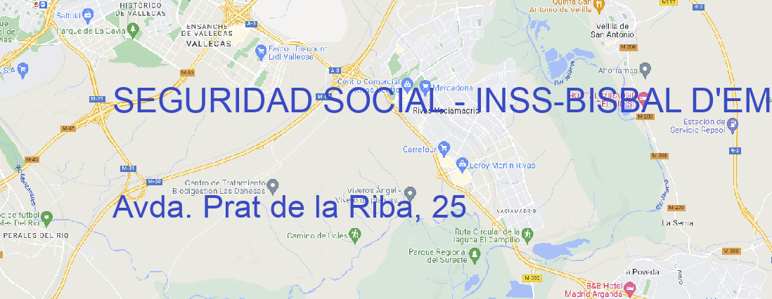 Oficina SEGURIDAD SOCIAL - INSS BISBAL D'EMPORDA (LA)
