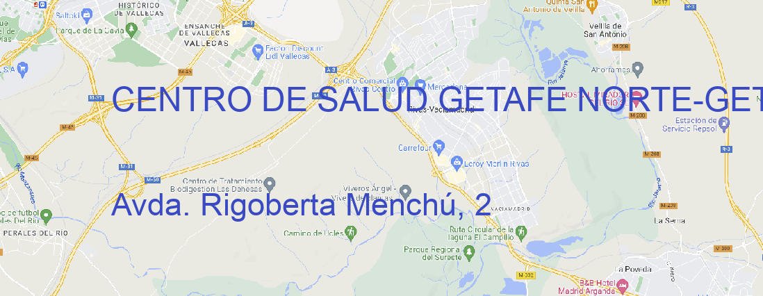Oficina CENTRO DE SALUD GETAFE NORTE GETAFE
