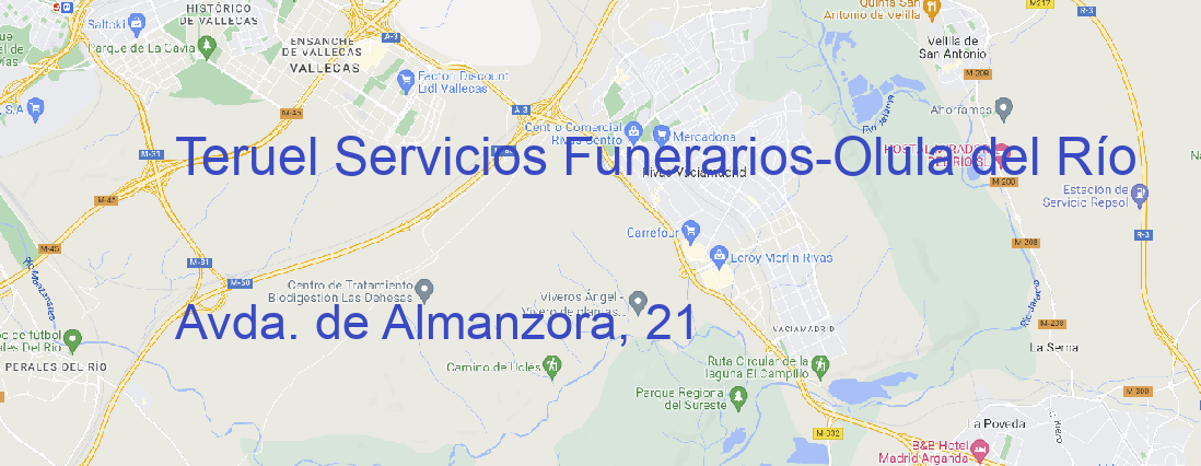 Tienda Teruel Servicios Funerarios Olula del Río
