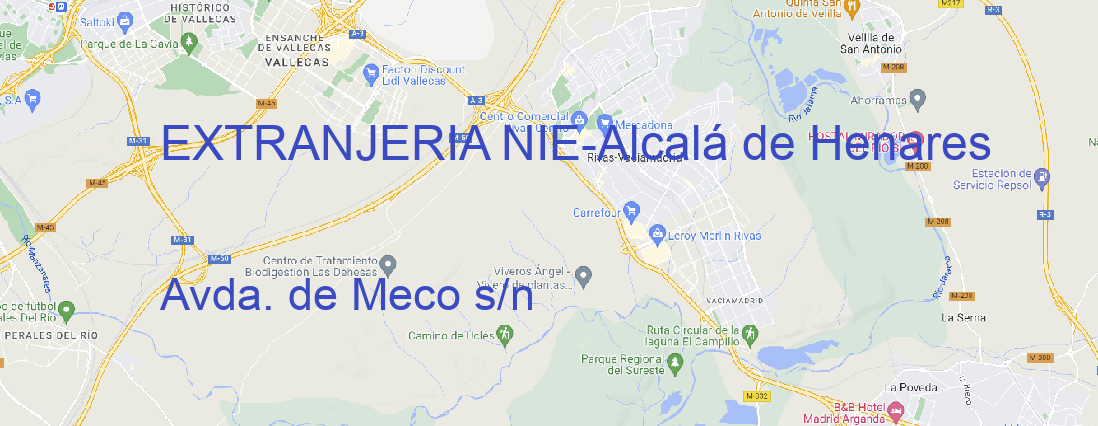 Oficina EXTRANJERIA NIE Alcalá de Henares