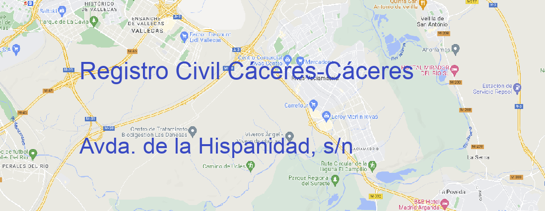 Oficina Registro Civil Cáceres Cáceres