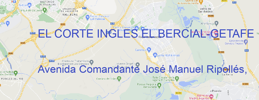 Oficina EL CORTE INGLES EL BERCIAL GETAFE