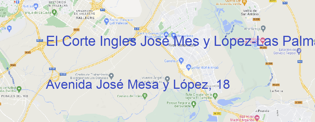 Tienda El Corte Ingles José Mes y López Las Palmas de Gran Canaria
