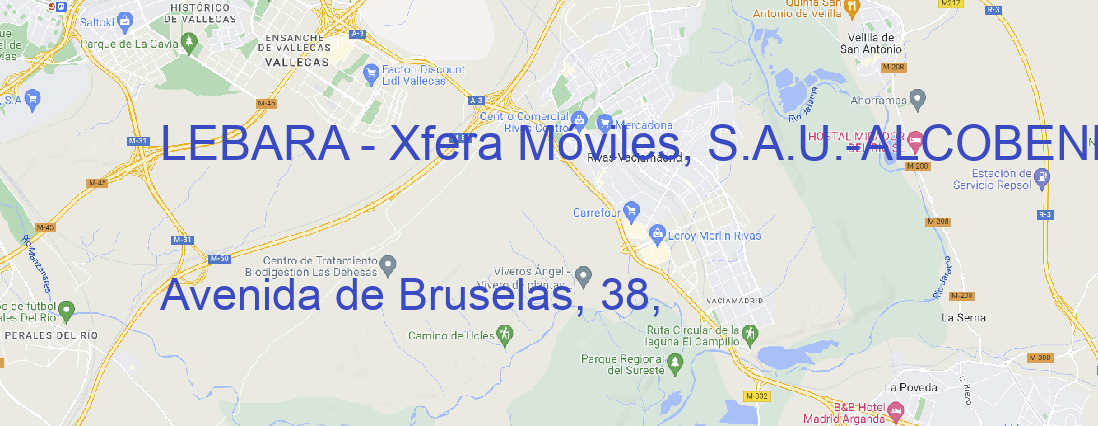 Oficina LEBARA - Xfera Móviles, S.A.U. ALCOBENDAS
