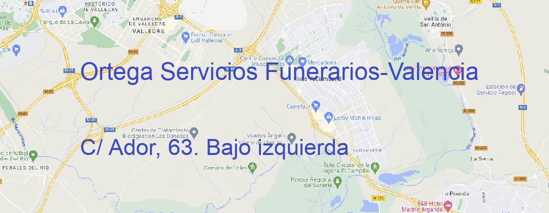 Tienda Ortega Servicios Funerarios Valencia