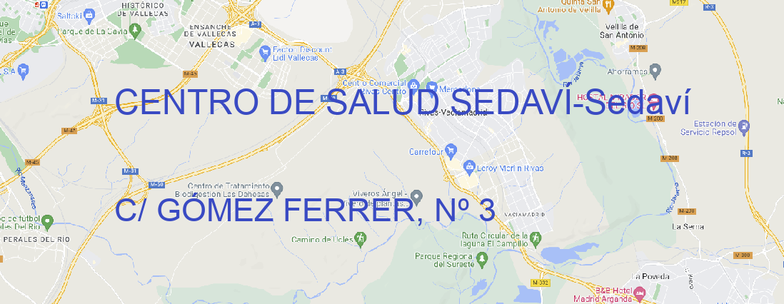 Oficina CENTRO DE SALUD SEDAVÍ Sedaví