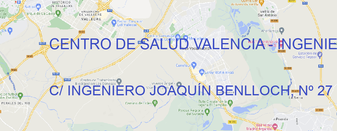Oficina CENTRO DE SALUD VALENCIA - INGENIERO J. BENLLOCH València