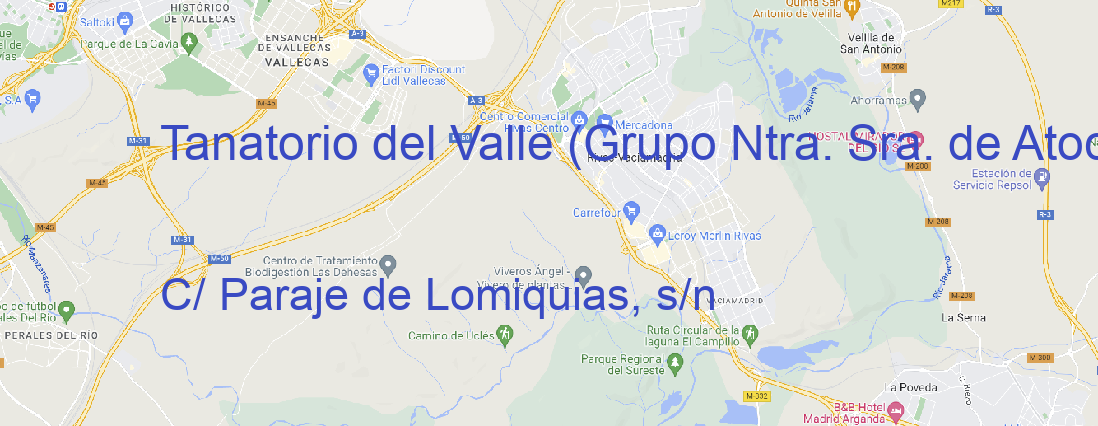 Tienda Tanatorio del Valle (Grupo Ntra. Sra. de Atocha) Jalance