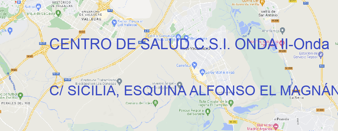 Oficina CENTRO DE SALUD C.S.I. ONDA II Onda