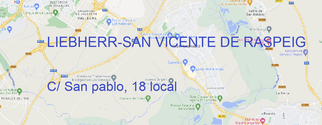 Oficina LIEBHERR SAN VICENTE DE RASPEIG