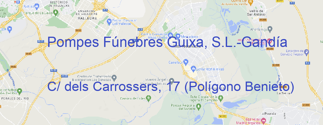 Tienda Pompes Fúnebres Guixa, S.L. Gandía
