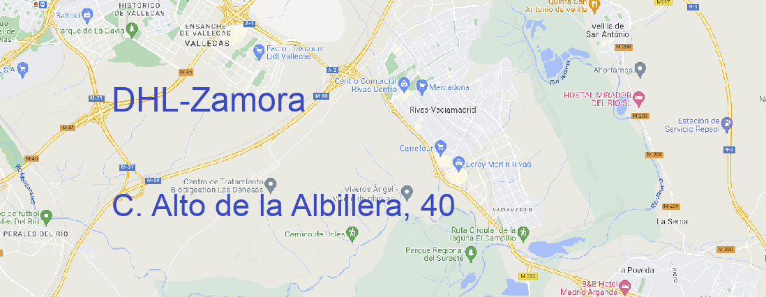 Oficina DHL Zamora