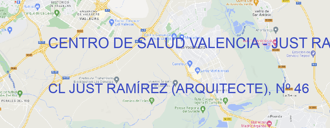 Oficina CENTRO DE SALUD VALENCIA - JUST RAMÍREZ València