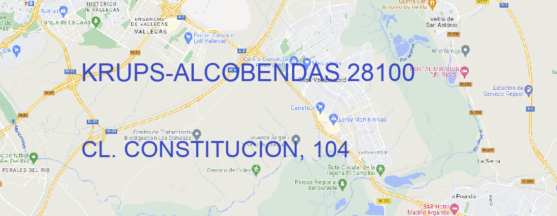 Oficina KRUPS ALCOBENDAS 28100