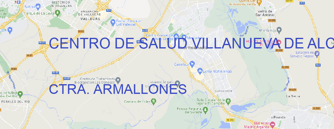 Oficina CENTRO DE SALUD VILLANUEVA DE ALCORÓN Villanueva de Alcorón