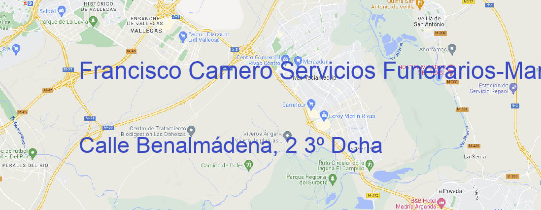 Tienda Francisco Camero Servicios Funerarios Marbella