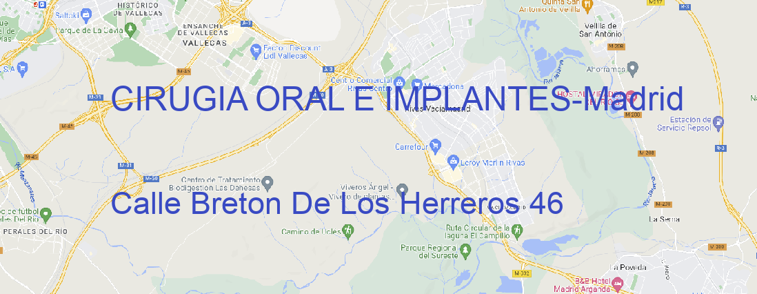Oficina CIRUGIA ORAL E IMPLANTES Madrid