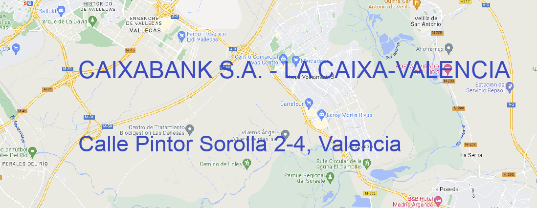 Oficina CAIXABANK S.A. - LA CAIXA VALENCIA