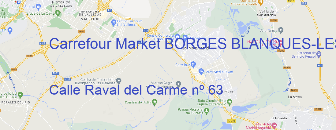 Tienda Carrefour Market BORGES BLANQUES LES BORGES BLANQUES