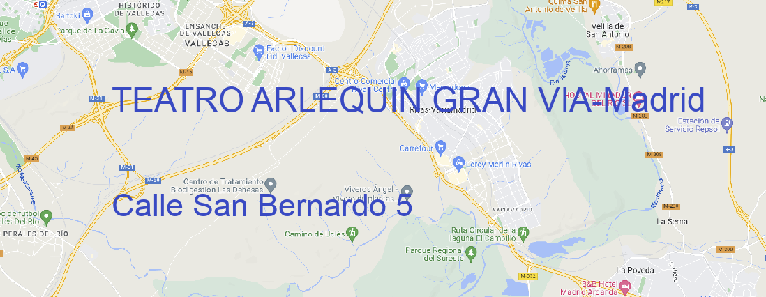 Oficina TEATRO ARLEQUIN GRAN VIA Madrid