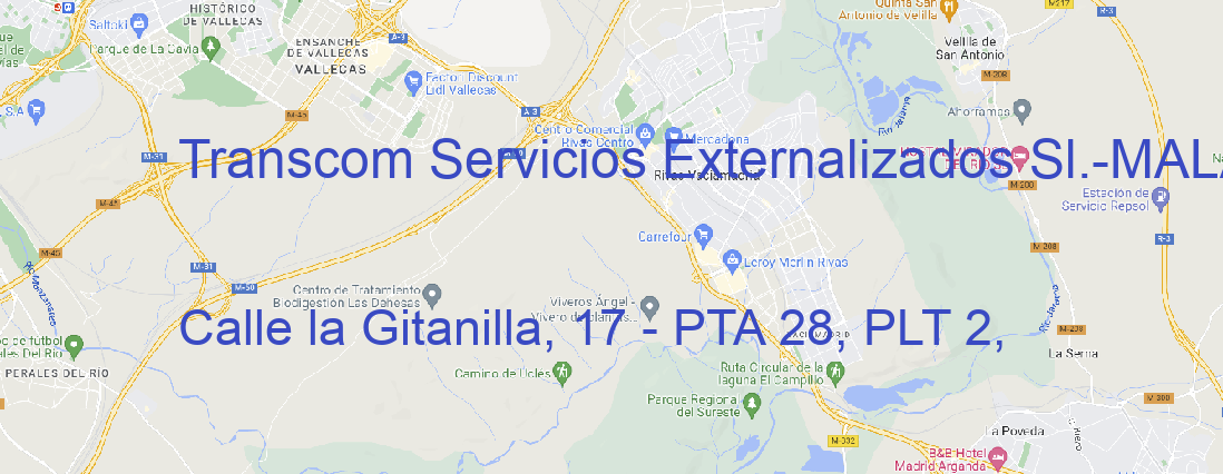 Oficina Transcom Servicios Externalizados Sl. MALAGA