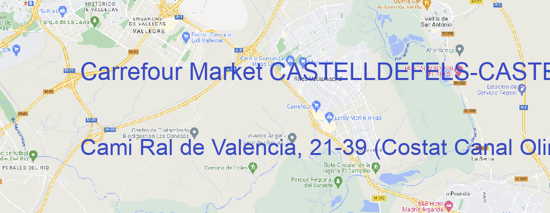 Tienda Carrefour Market CASTELLDEFELS CASTELLDEFELS