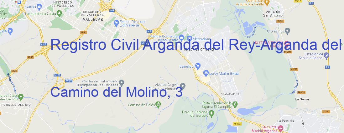 Oficina Registro Civil Arganda del Rey Arganda del Rey