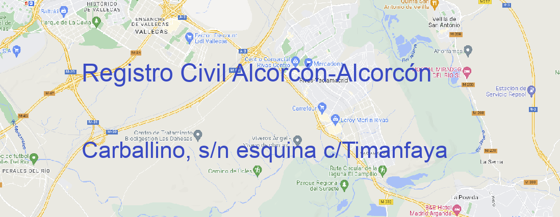 Oficina Registro Civil Alcorcón Alcorcón