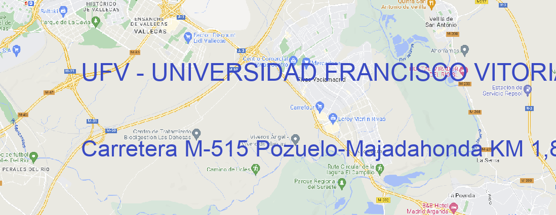 Oficina UFV - UNIVERSIDAD FRANCISCO VITORIA POZUELO DE ALARCON