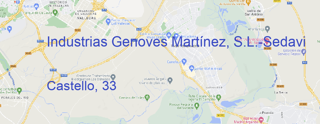 Tienda Industrias Genoves Martínez, S.L. Sedavi