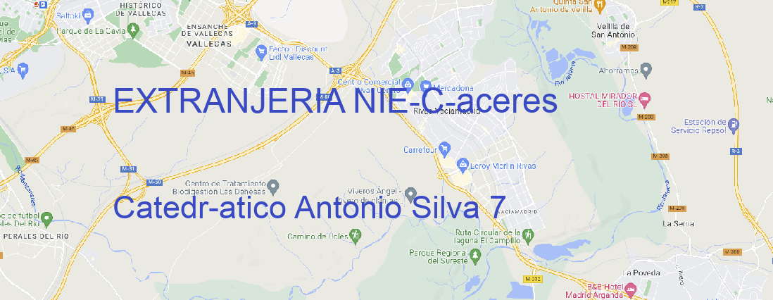 Oficina EXTRANJERIA NIE C-aceres