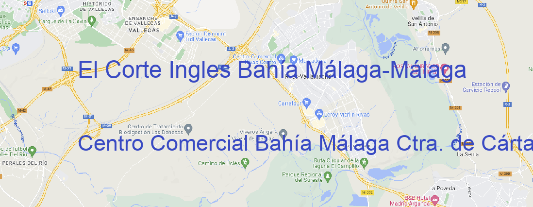 Tienda El Corte Ingles Bahía Málaga Málaga